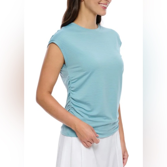 NWT Lolรซ Ruched Side Active Tee ๐โจ Flattering Fit + Everyday Comfort - Picture 2 of 3